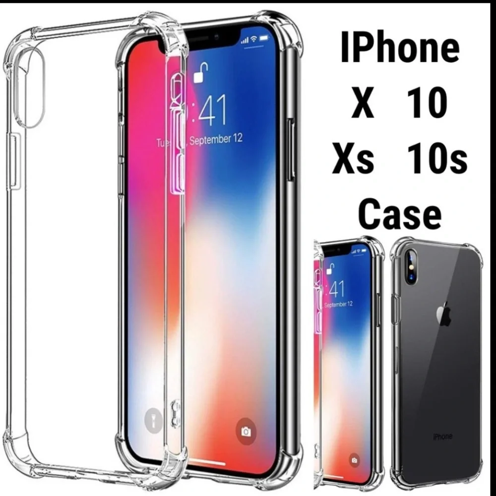 NEW iPhone Xs 1Os X 10 Case Clear Cover Slim Soft